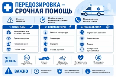 Помощь при передозировке в Воронежской