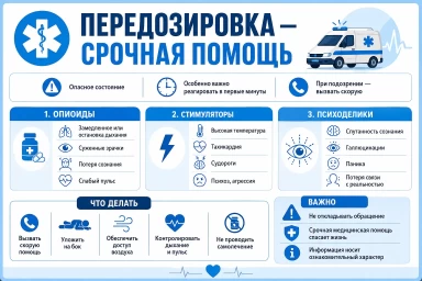 Помощь при передозировке в Воронежской